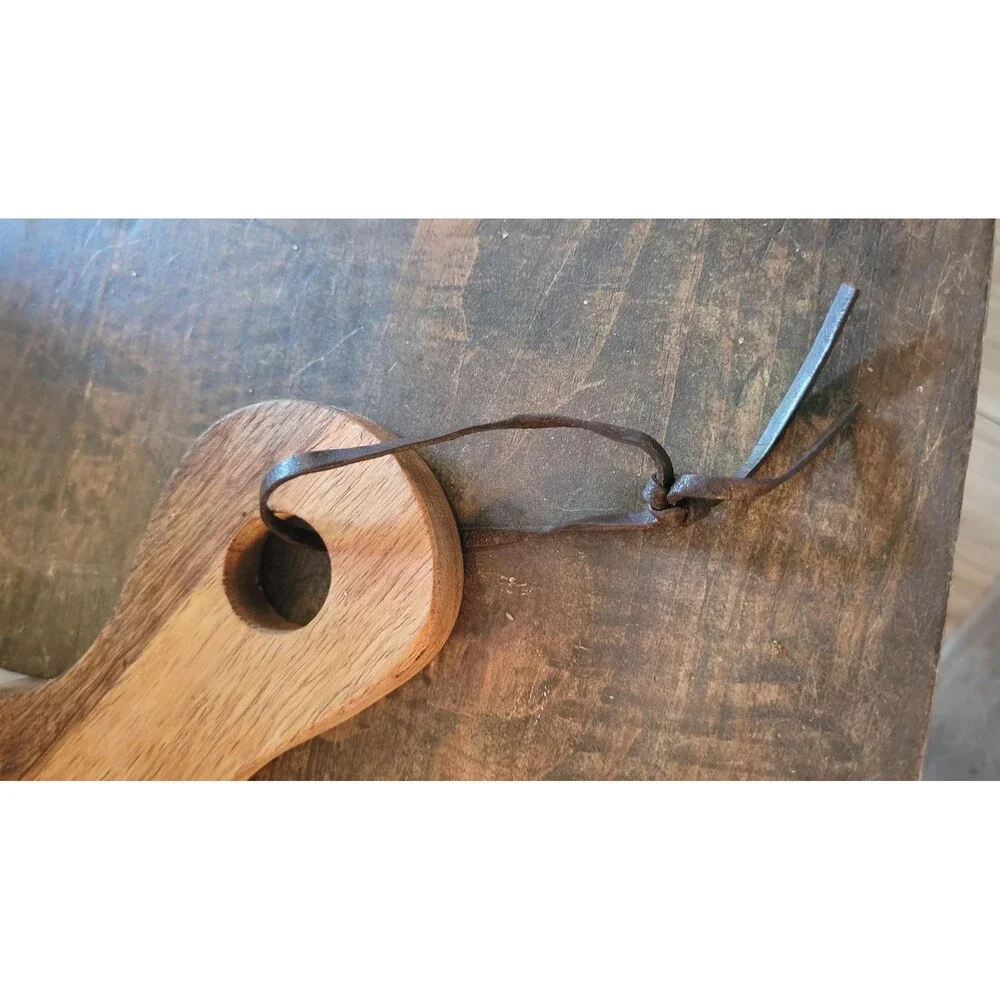Rustic Handcrafted Acacia Wood and Mixed Marble Charcuterie Board